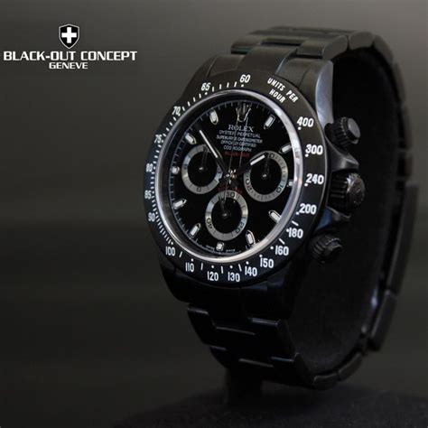 black out concept rolex daytona|Black.